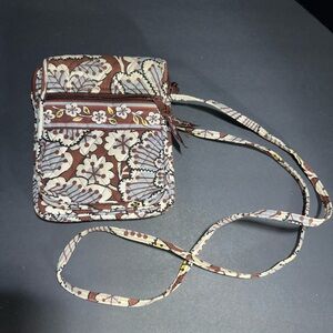 Vera Bradley Slate Blooms Mini Hipster Crossbody.